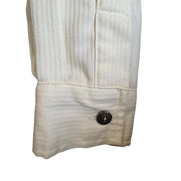 Alfred Dunner Women’s Size 14‎ Blouse | White Long Sleeve Button-Up - Picture 4 of 6